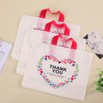 Oil Proof Custom Logo Reusable Shopping Bags , High Grade Plastic Retail Bag