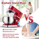 NO App-Controlled 5L Stainless Steel Mixing Bowl Stand Food for Home Kitchen