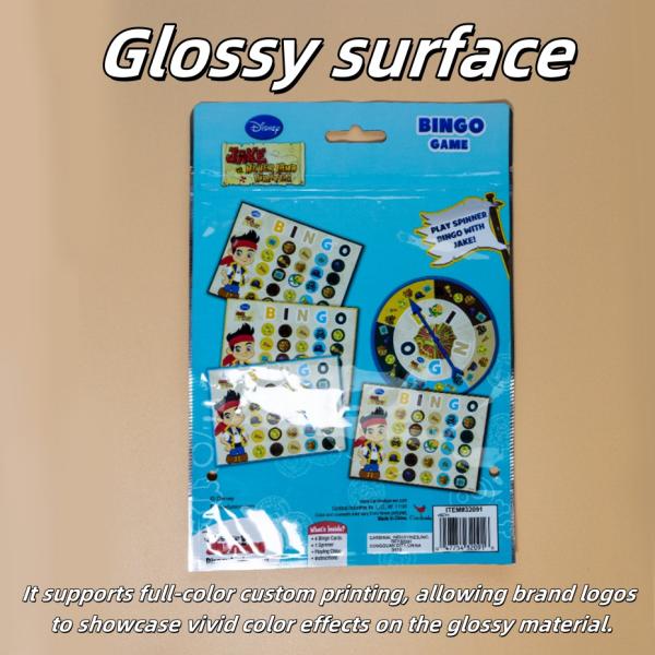 Full-Color Printing Stand Up Bags For Toys Packaging With Lightweight And Cost-Effective.