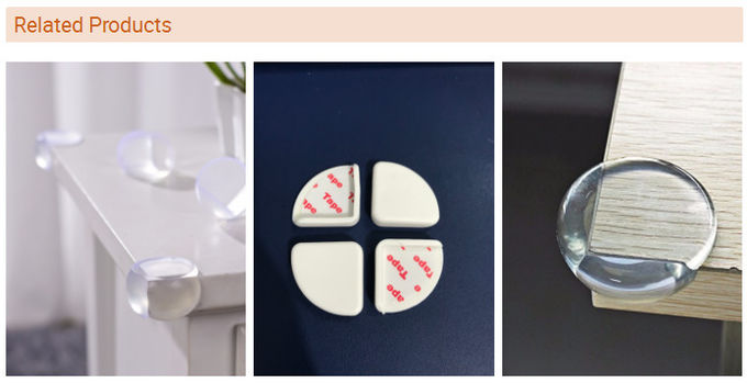Furniture Corner Crescent Silicone Collision Angle Baby Safety Corner Guards