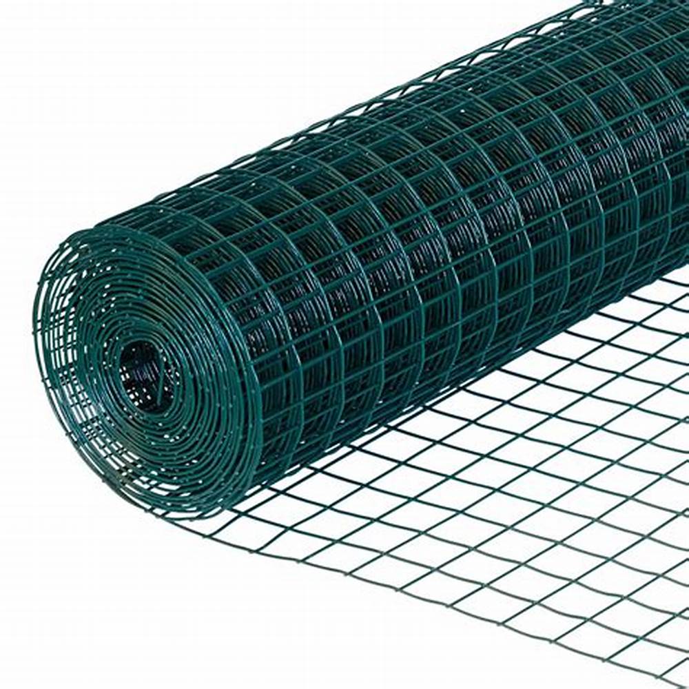 green colored welded wire mesh panels