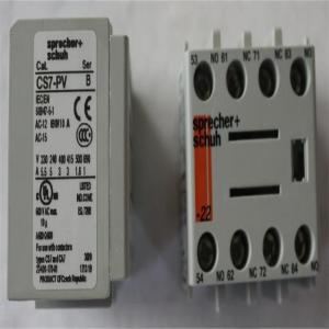 China Sprecher+Schuh Auxiliary Contact Block CS7-PV-22 factory