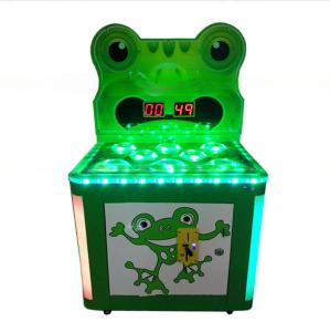 China Dreamland coin operated hammer ticket games crazy hitting frog kids game machine factory