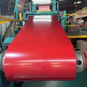 China PPGI Prepainted Galvanized Steel Coil Red White Green Color Ral 9002 9003 factory