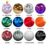 Colourful Inflatable Mirror Ball 0.3mm PVC Party Large Decorative Spheres