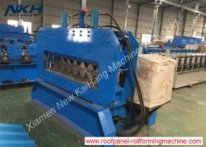China Hydraulic Curving Metal Roof Roll Forming Machine 1200mm Cover Width With Siemens Servo Motor factory