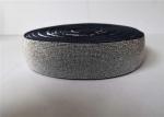 Polyester Webbing Tape Navy Blue Clip Bright Wire 4mm For Shoes Accessories