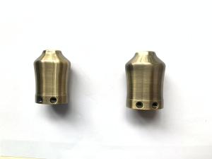 China Wear Resistant Coffin Fittings / Casket Hardware Metal End Cup American Style factory