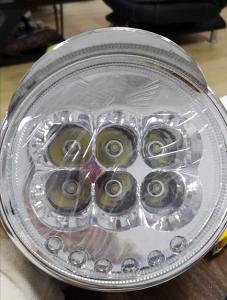 China Tricycle LED Headlight Electric Rickshaw Parts Bright 501-800W Power Black And White Color factory