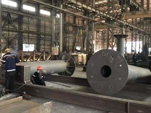 China Fast Assembled Garage Steel Frame With C Purlin / Prefab Building Construction factory