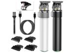 Li Ion Battery Professional Barber Shop Hair Clippers 100v-240v Electric Trimmer