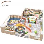 Pastel Color Plastic Kids Indoor Play Centre Equipment Custom Soft Play