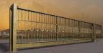 Residential Trackless Cantilever Gate , Light Weight Automatic Sliding Gate