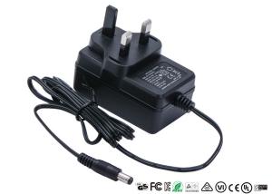 China 100 - 240Vac Ac / Dc Switching Power Supply 1.5A 18W Uk Mains For Led Strip factory
