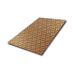 China Premium SS Steel Sheet Etched Finish Stainless Steel For Modern Interiors factory