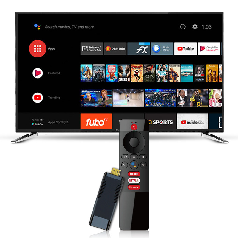Voice Remote Control Android Stick 4k Smart Stick For Lifitime IPTV Box