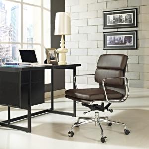 China Low Back Aluminum Group Management Chair Genuine Leather Upholstery Material factory