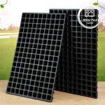 72 Cell Plastic Nursery Trays with Lids Flat Growing for Flowers & Green Plants