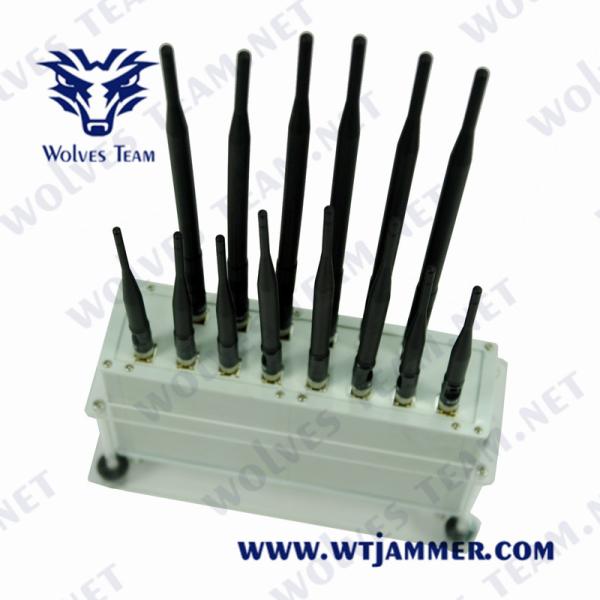 Desktop 16 Bands Cell Phone Jammer Operating Temp -20℃ To 50℃ Mobile Phone