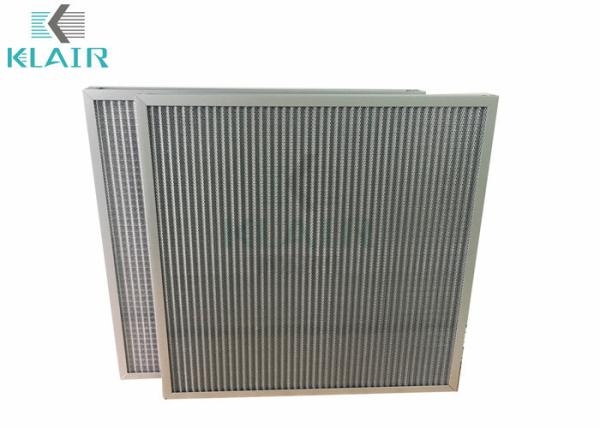 China Permanent Metal Pleated Air Filters For Average Dust Loading Conditions factory