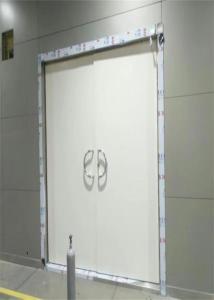 China 10MHz 4ft X 8ft Rf Shielded Doors Brass Mesh Cabinet Installation Pneumatic Copper Metal factory