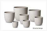 Wholesale Fiber Clay Flower Pots For Indoor Outdoor Decoration Reinforce Clay