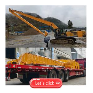 China Q355B PC200 Komatsu Long Reach Arm 18m 20m Alloy Steel Practical CAT320 , Cat Long Reach Excavator factory