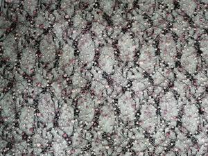 China Mesh Green Dot Embroidered Tulle Lace Fabric For Bedding Article factory