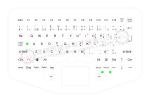IP65 Static Vehicle Metal Ruggedized Keyboard Waterproof Touchpad 94 keys