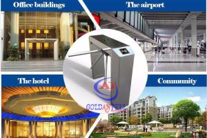 China Access Control Turnstile For Office Building / Hotel / Airport / Community factory