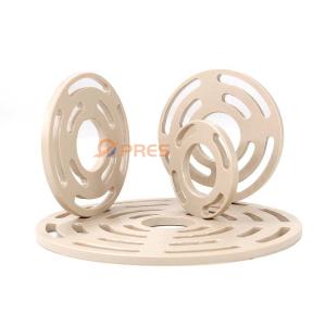 China Abrasion Chemical Resistance Engineering Plastic PEEK Parts Valve Plate OEM factory