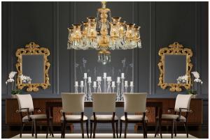 China European Style Antique French Baccarat Crystal Chandelier Creative High End Club Crystal Lamp factory