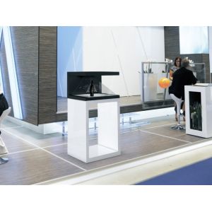 3D Holographic Pyramid Projection Display 270 Degree Advertising Player