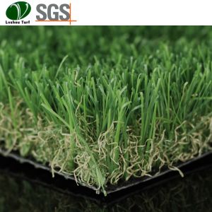 Diamond Monofilament Plastic Lawn Grass / Artificial Grass Flooring Tile