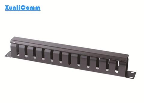 Reliable Server Rack Cable Management Cold Rolled Steel With Powder Coat