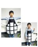 72*65cm Black Polyester Sublimation Apron Blanks For Kids And Adult