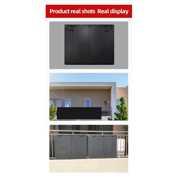 Durable Flexible PV Panels Featuring Lightweight Construction Perfect for Portable Solar Energy and Mobile Power Systems