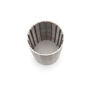 China Stainless Steel Wedge Wire Filter For Koi Pond, Rotating Drum Metal Filter factory