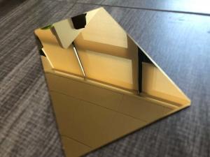 China Gold Mirror Colro Sheet Pvd Coating Decoration Stainless Steel Plate factory