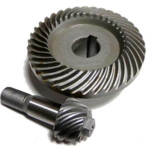 China High-Ratio Hypoid Gear Pair Involute Bevel Gear Worm Wheel Pinion factory