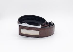 China Business 120cm Men'S Dress Leather Belt With Automatic Buckle factory
