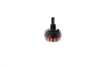 PC Pin 1P2T Continuous Rotary Switch 12 Pin 26mm Fan Speed Control
