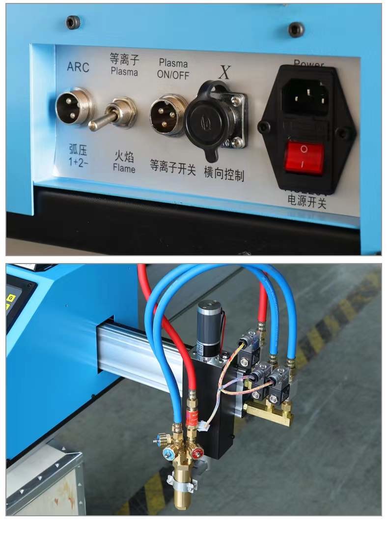 Stepper Motor Metals Portable Cnc Plasma Cutting Machine 1500x3000mm Table