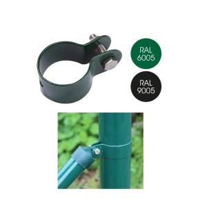 China Galvanised Fence Post Clamps Metal Fence Clamps With Bolts Nuts Screws factory