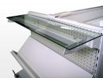 Transparent Tempered Glass Shelves High Strength For Store Security