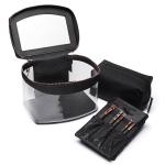 Large Toiletry PVC Cosmetic Bag Organizer Clear Vinyl