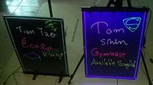China Promotional Led Illuminated Menu Board factory