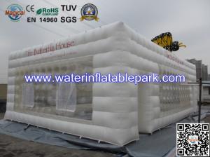 China 0.45mm PVC Promotional Inflatable Camping Tent Clear Window With Structure factory