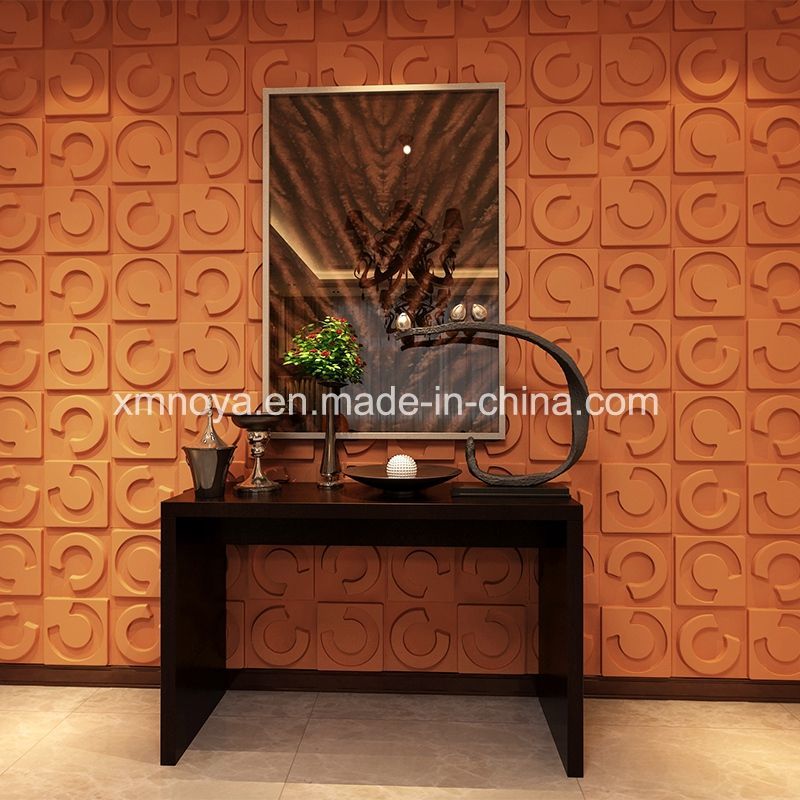 Modern Textured Soundproofing 3D Wall Panel for Company Interior Decoration