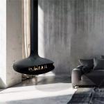 Smokeless Bio Alcohol Indoor Hanging Fireplace Suspended Bioethanol Fireplace